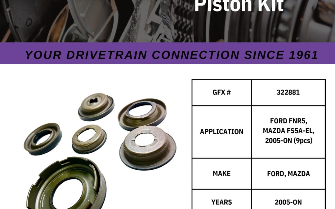 Top 5 Piston Kits You Can Order At GFX For Transmission Builds