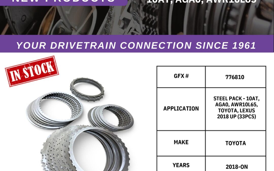 New GFX Drops for March 2026: 4 High-Demand Transmission Parts Moving Fast